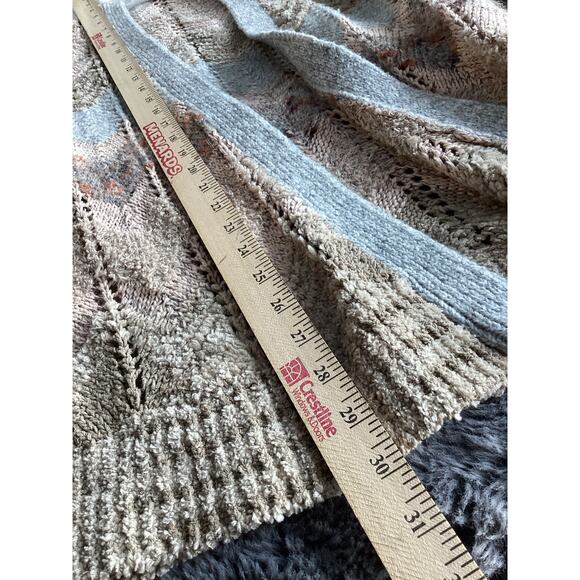 Anthropologie‎ Meadow Rue Moth Zig Zag Knit Cardigan Sweater Multicolor Small - Picture 12 of 12
